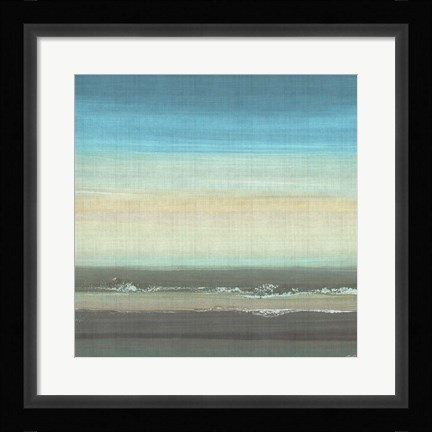 Framed Beach Layers II Print