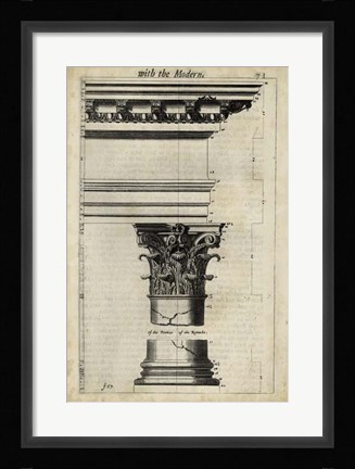 Framed Ancient Architecture II Print