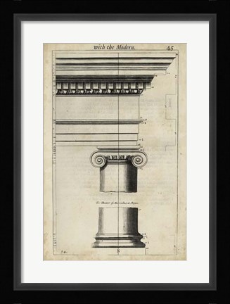 Framed Ancient Architecture VI Print