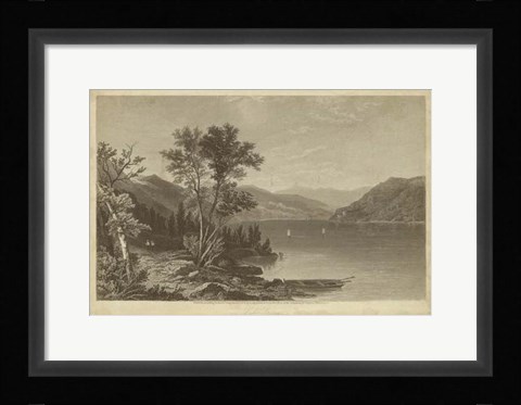 Framed Lake George Print