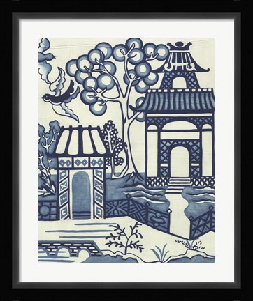 Framed Willow Landscape II Print