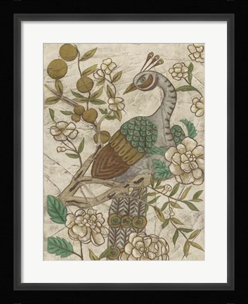 Framed Chinoiserie Pheasant II Print