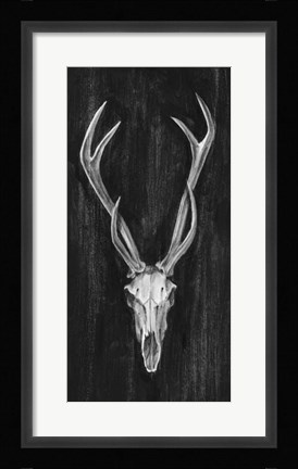 Framed Rustic European Mount I Print