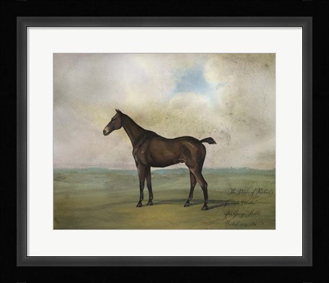 Framed Prince Rohan's Favorite Hunter Print