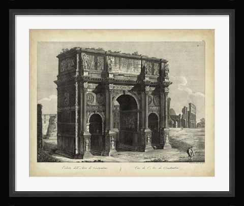 Framed Arco di Constantino Print