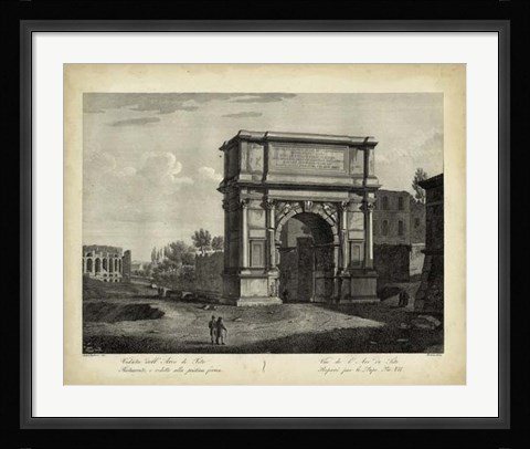 Framed Arco di Tito Print