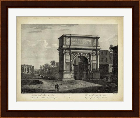 Framed Arco di Tito Print