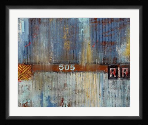 Framed Crossing the Tracks I Print