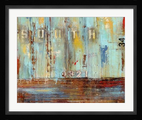 Framed Crossing the Tracks II Print