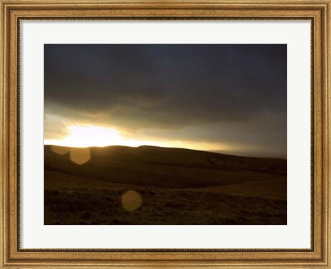 Framed Stormy Sunset I Print
