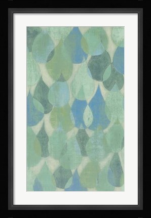 Framed Rain Drops II Print