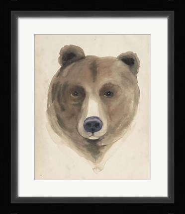 Framed Watercolor Animal Study VI Print