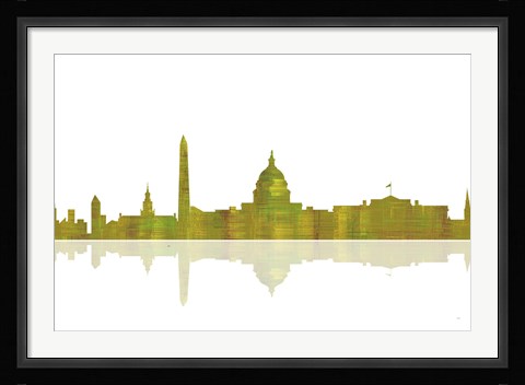 Framed Washington DC Skyline 1 Print