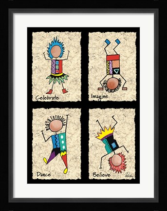 Framed Celebrate Dance Print
