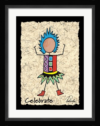 Framed Celebrate Print