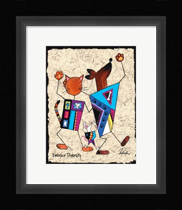 Framed Embrace Print