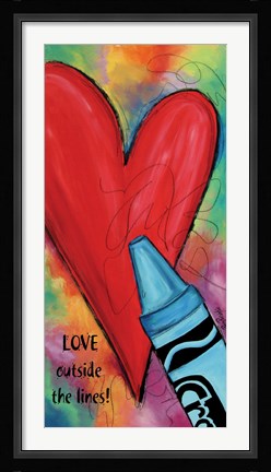 Framed Love Outside Print