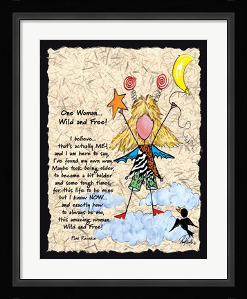 Framed One Woman Print