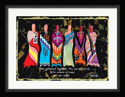 Framed Sacred Circle Print