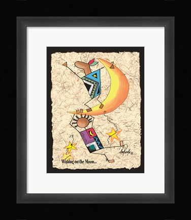 Framed Wishing Moon Print