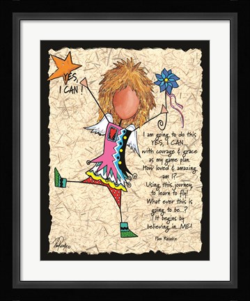 Framed Yes I Can Print