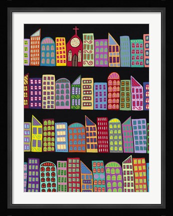 Framed Around The Way Print