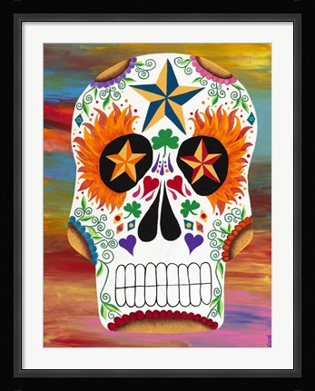 Framed Calavera de Marinero Print