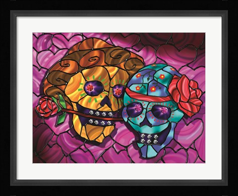 Framed Day of the Dead 2 Print