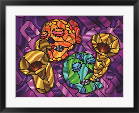 Framed Day of the Dead 3 Print