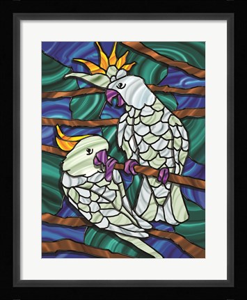 Framed Parrot C Print