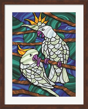Framed Parrot C Print