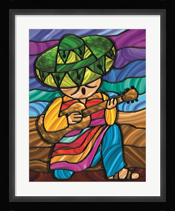 Framed Sombrero 2 Print