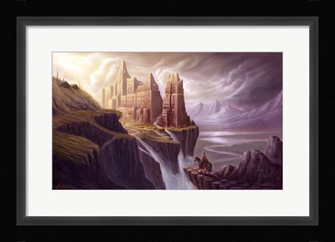 Framed Castle Ruins Print