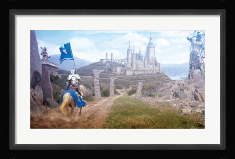 Framed Knights Journey Print