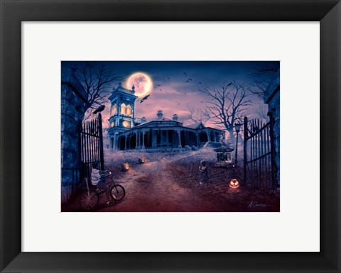 Framed Manor of Madness Print