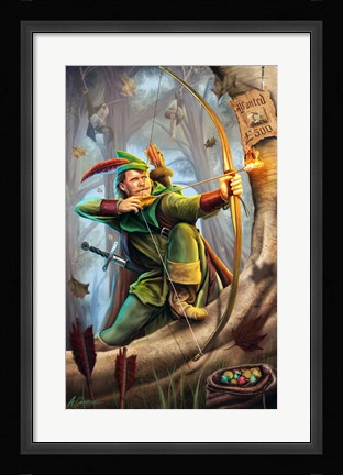 Framed Robin Hood Print