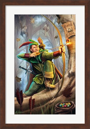 Framed Robin Hood Print