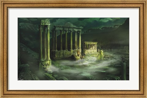 Framed Ruined Temple Print
