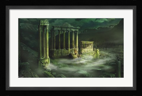 Framed Ruined Temple Print