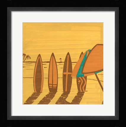 Framed Beach 12 Print