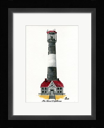 Framed Fire Island Lighthouse, NY Print