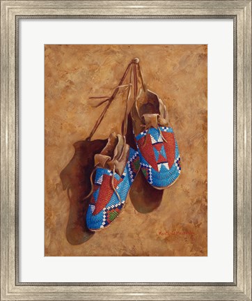 Framed Child&#39;s Footsteps Print