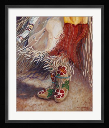 Framed Dancing Moccasins Print