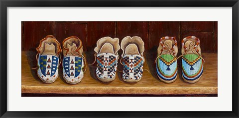 Framed Family Moccasins Print