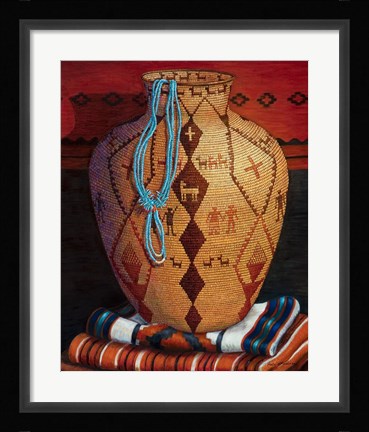 Framed Native American Artistry Print
