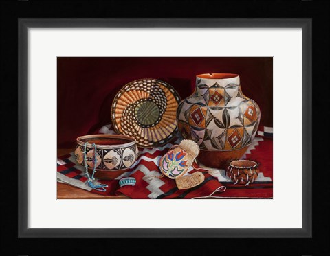 Framed Native American Art Print