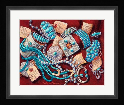 Framed Pawn Jewels Print