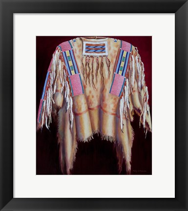 Framed Sacred Raven&#39;s War Shirt Print