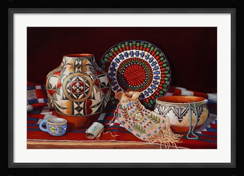 Framed Tribal Art Print