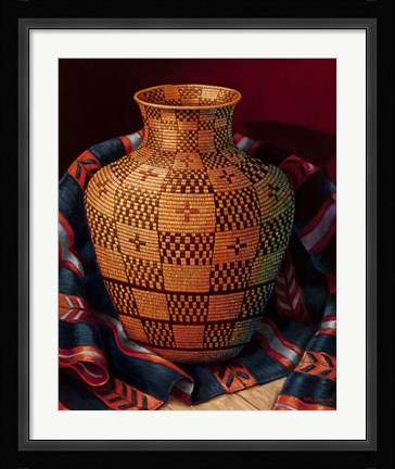 Framed Weaver's Artistry Print